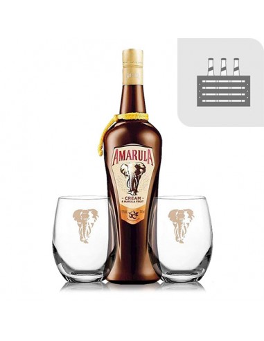 Case - Amarula Cream Liqueur 2 Glass...