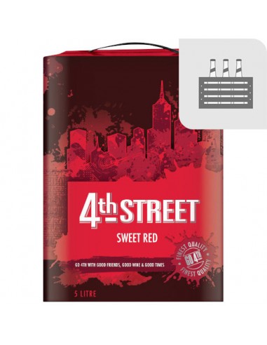 Case - 4th Street Nat Sweet Red - 4x5.0L