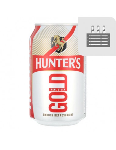 Case - Hunters Gold - 4x(6x300ml) Can...